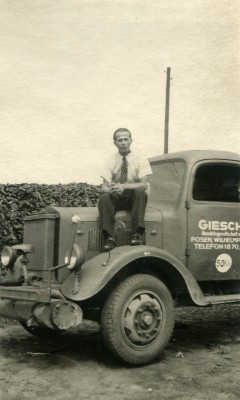 Giszowiec, Zdjęcie z Poznania z okresu okupacji. W Poznaniu znajdowała się firma handlowa należąca do koncernu Giesche.