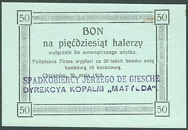 50 halerzy Chrzanów