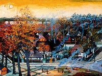 Jesień, 1989, olej