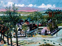 Lato, 1989, olej