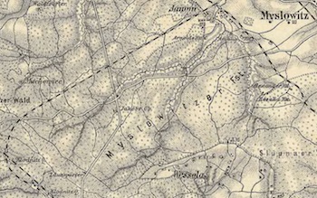 Mapa z lat 1869-1887
