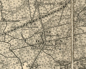 Mapa z ok. 1893 r.