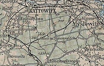 Mapa z 1905 r.