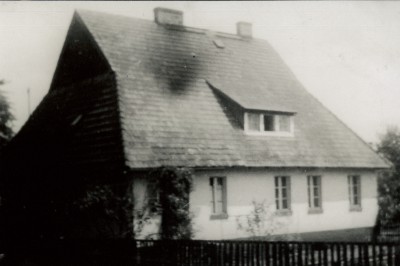 Giszowiec, Dom przy ul. 88 (oryginalny numer: 22) na krótko przed wyburzeniem