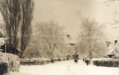 Giszowiec, Ulica 3 maja, widok w kierunku rynku