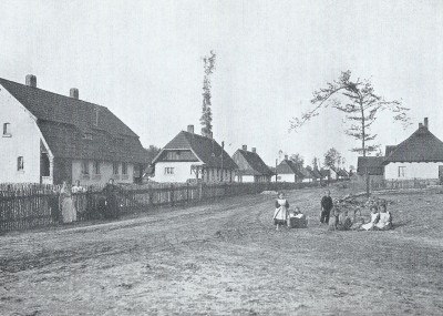 Giszowiec, Wyburzony fragment ulicy, dziś w tym miejscu jest targowisko