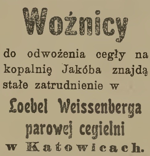 Giszowiec, Dziennik Śląski, 1907, R. 10, nr 202