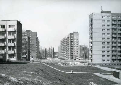 Giszowiec, Widok na bloki przy obecnej ul. Wojciecha w kierunku północnym