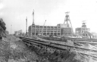 Giszowiec, Widok od strony torów, 1964