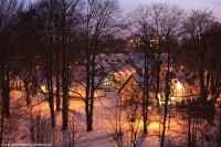 Giszowiec, Widok na park i dom kultury z bloku przy ul. Gościnnej