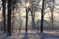 Giszowiec, Zimowy poranek w parku