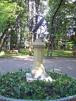 Globus w parku, środek dawnego Giszowca